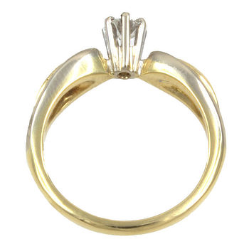 18ct gold Diamond 23pt Solitaire Ring size M